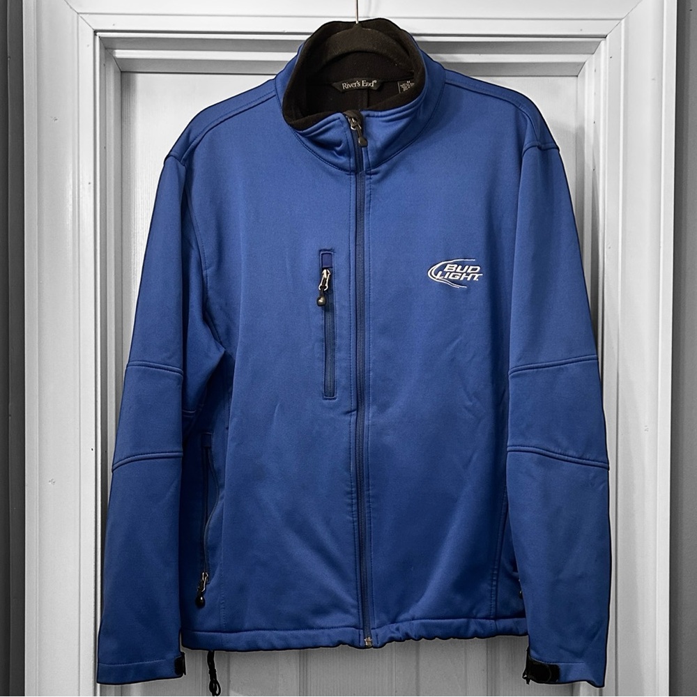 River’s End Bud Light Logo Soft-shell Fleece-lined Jacket